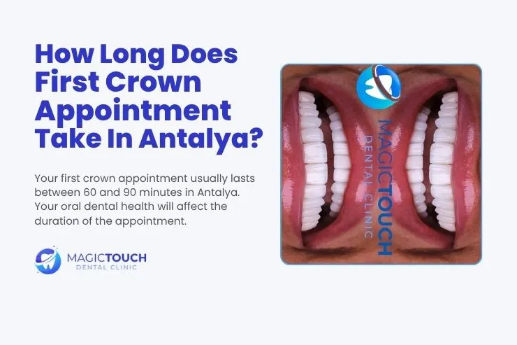 First crown appointment duration in Antalya