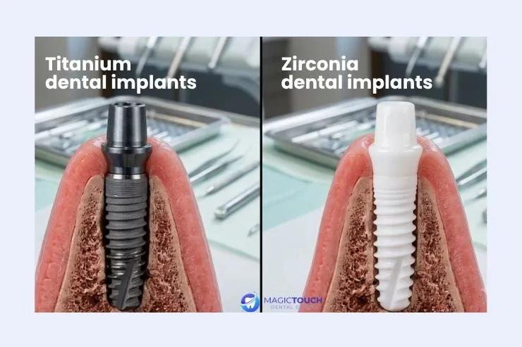 What are the types of dental implants?