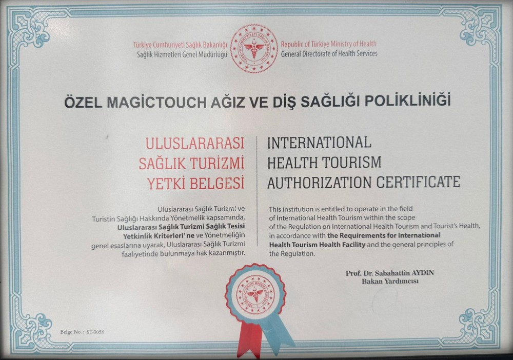 Health Tourism Authorization Certificate